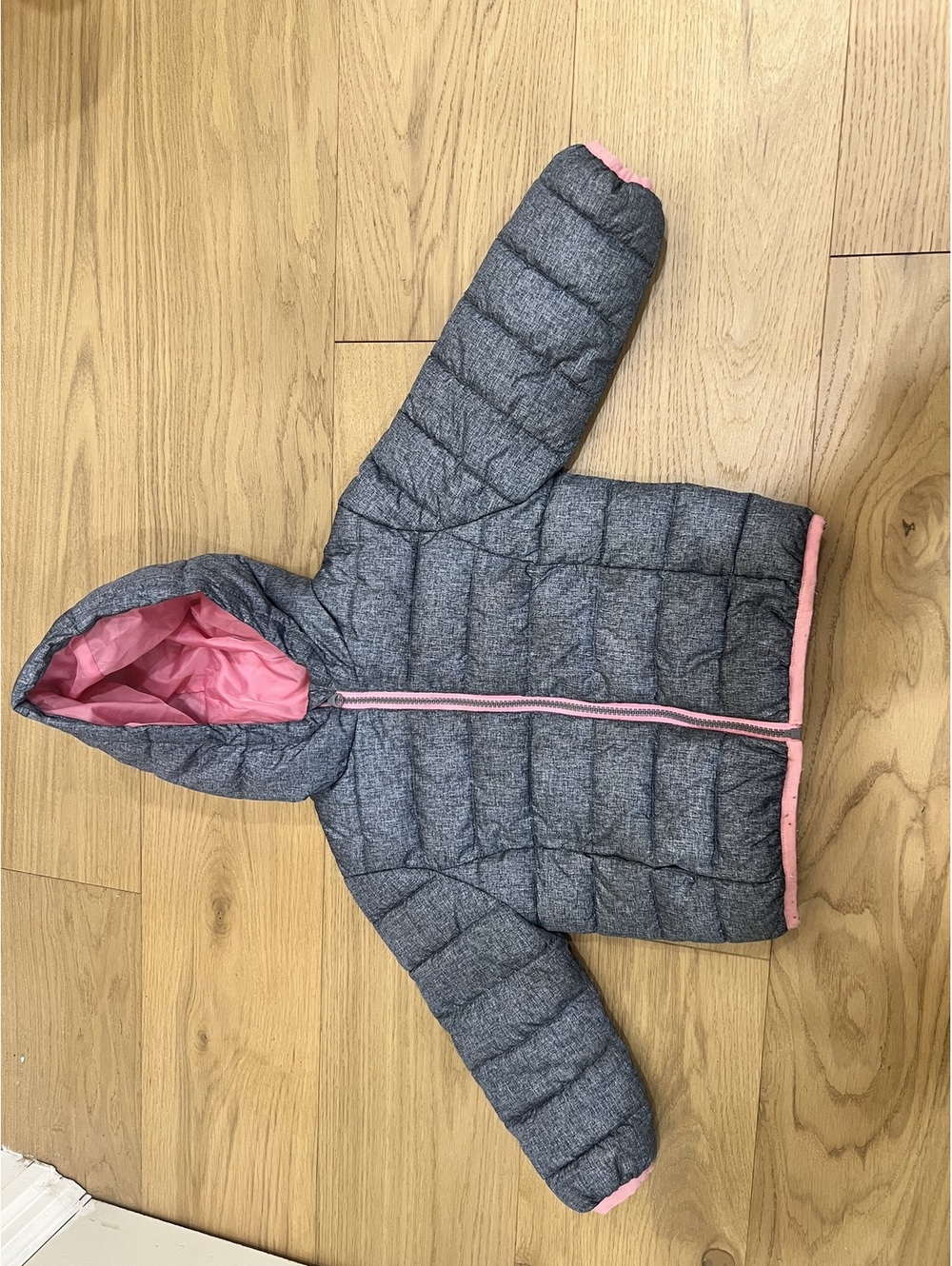 George Kids Heather navy blue Puffer jacket – Size 4T